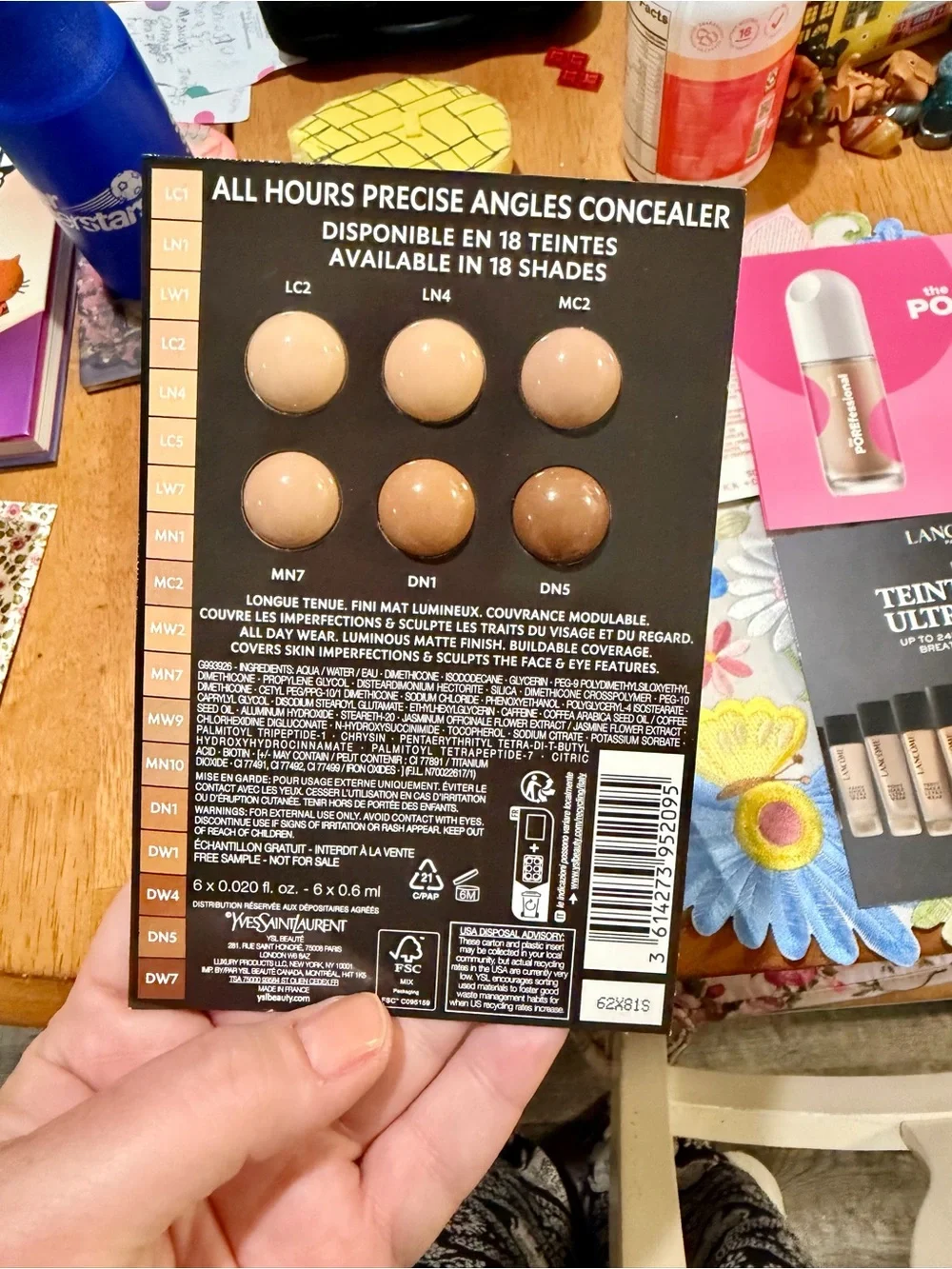 Custom Bundle of 6 Makeup Samples - Concealer/Foundation